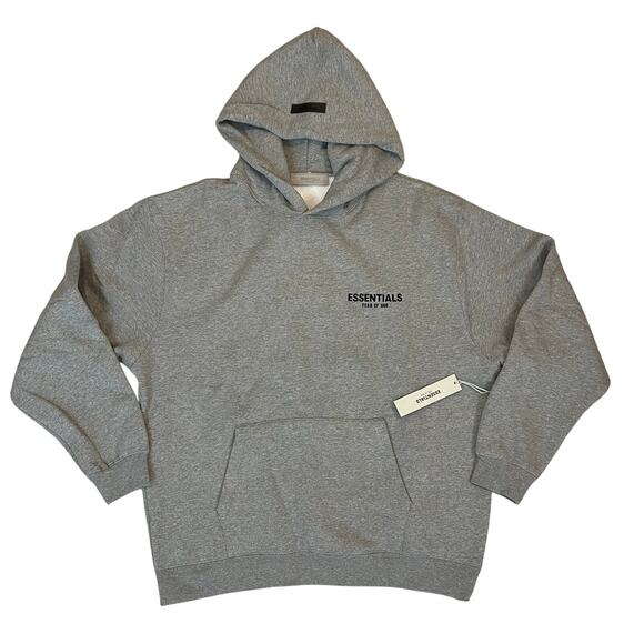 Essentials Fear of God Hoodie XL Dark Oatmeal NWT Pullover Sweatshirt Streetwear - Picture 1 of 11